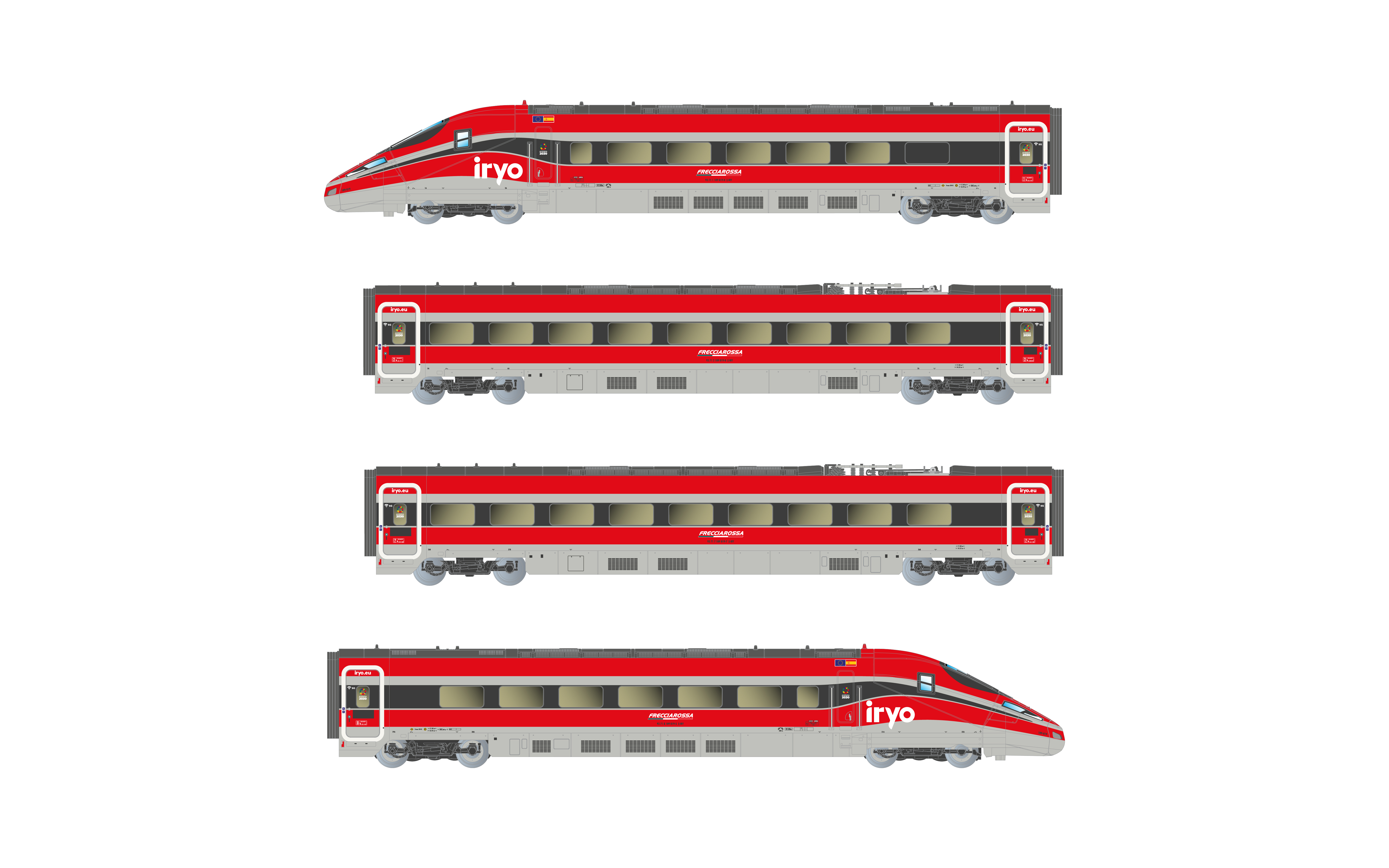 HN2622S Iryo Frecciarossa 1000 4-tlg Ep.6