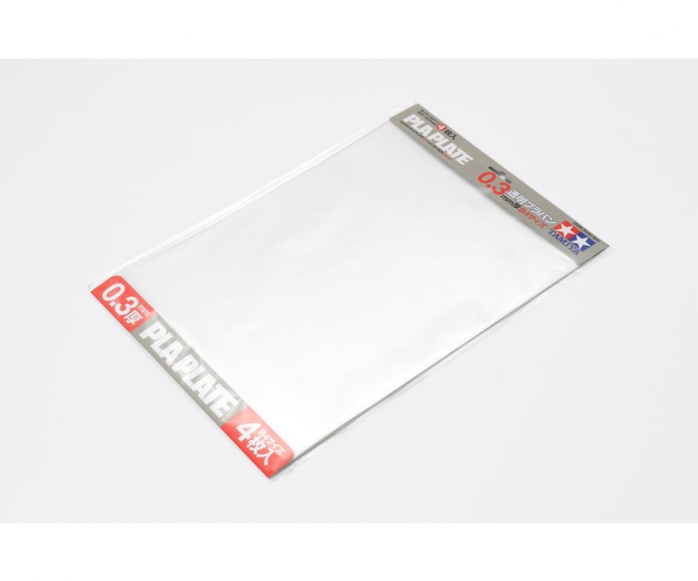 70191 Kunststoff-Platte 0,3mm (4) klar 257x364