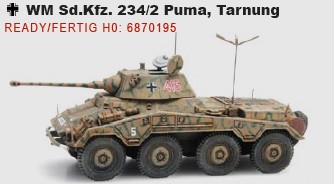 6870195 WM Sd.Kfz. 234/2 Puma, Tarnung