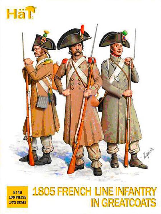 8146 Fig.Franz.Inft.1805 im Soldatenmantel
