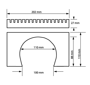 41587 Tunnelportale zweigleisig