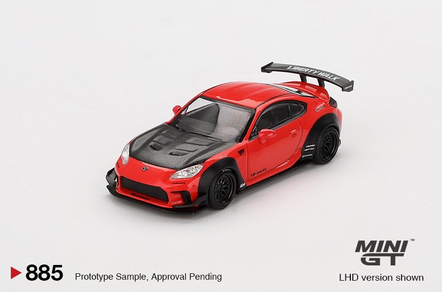 MGT00885-L MiniGT: Toyota GR86 LB Nation rot