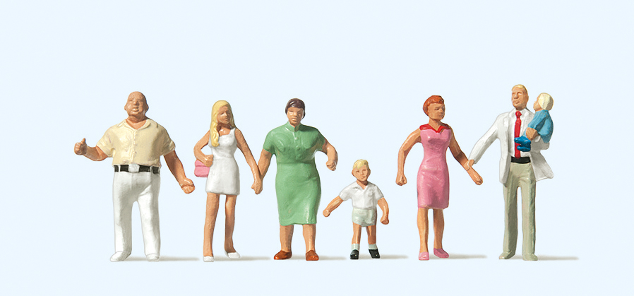 Preiser 10284 Familie Krause beim Spaziergang
