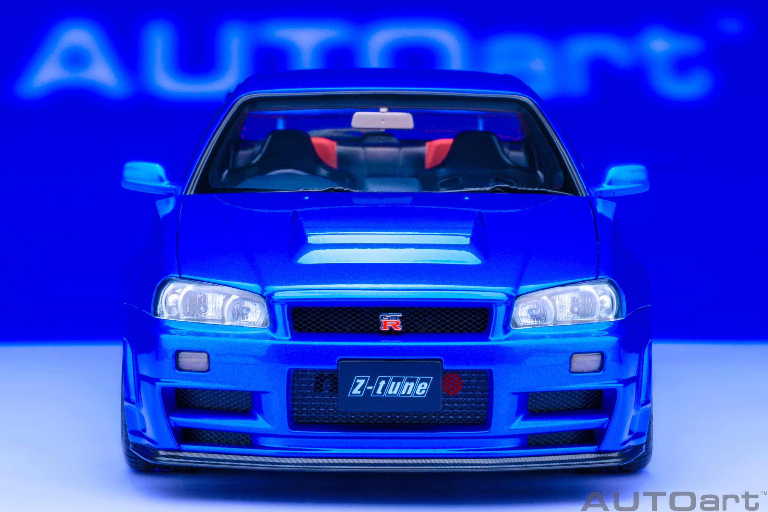 AUTOart 77462 Nissan Skyline GT-R (R34) Z-Tune blau