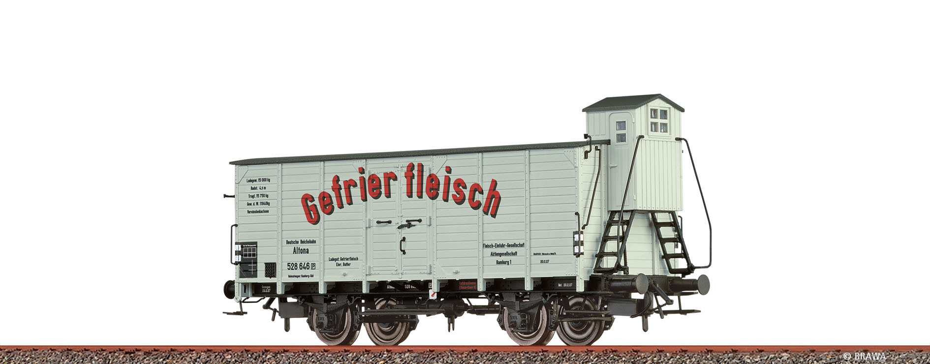 Brawa 51213 DRG Güterwagen G10 Ep.2