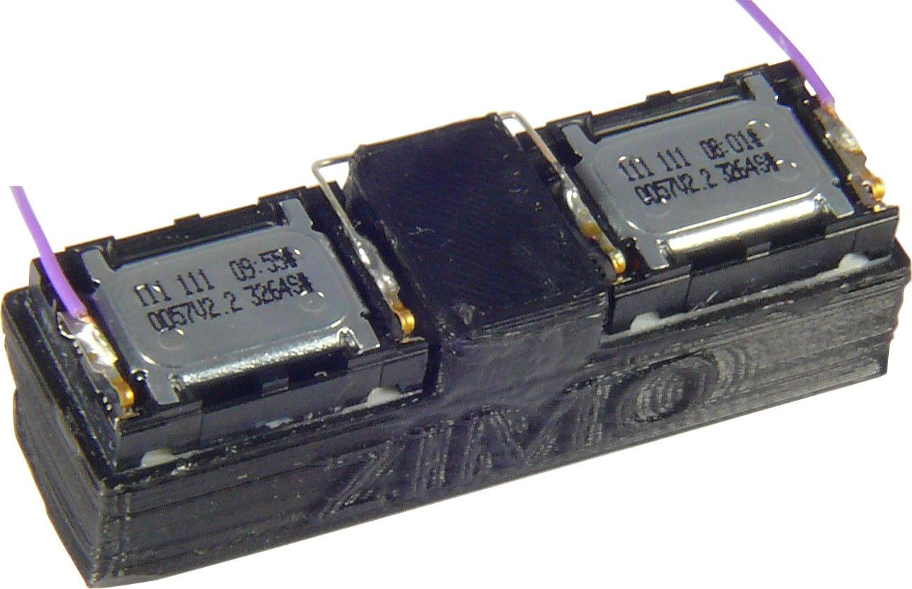 Zimo LSG50X15X14 Lautsprecher 50 x 15 x 14 mm, 16 Ohm