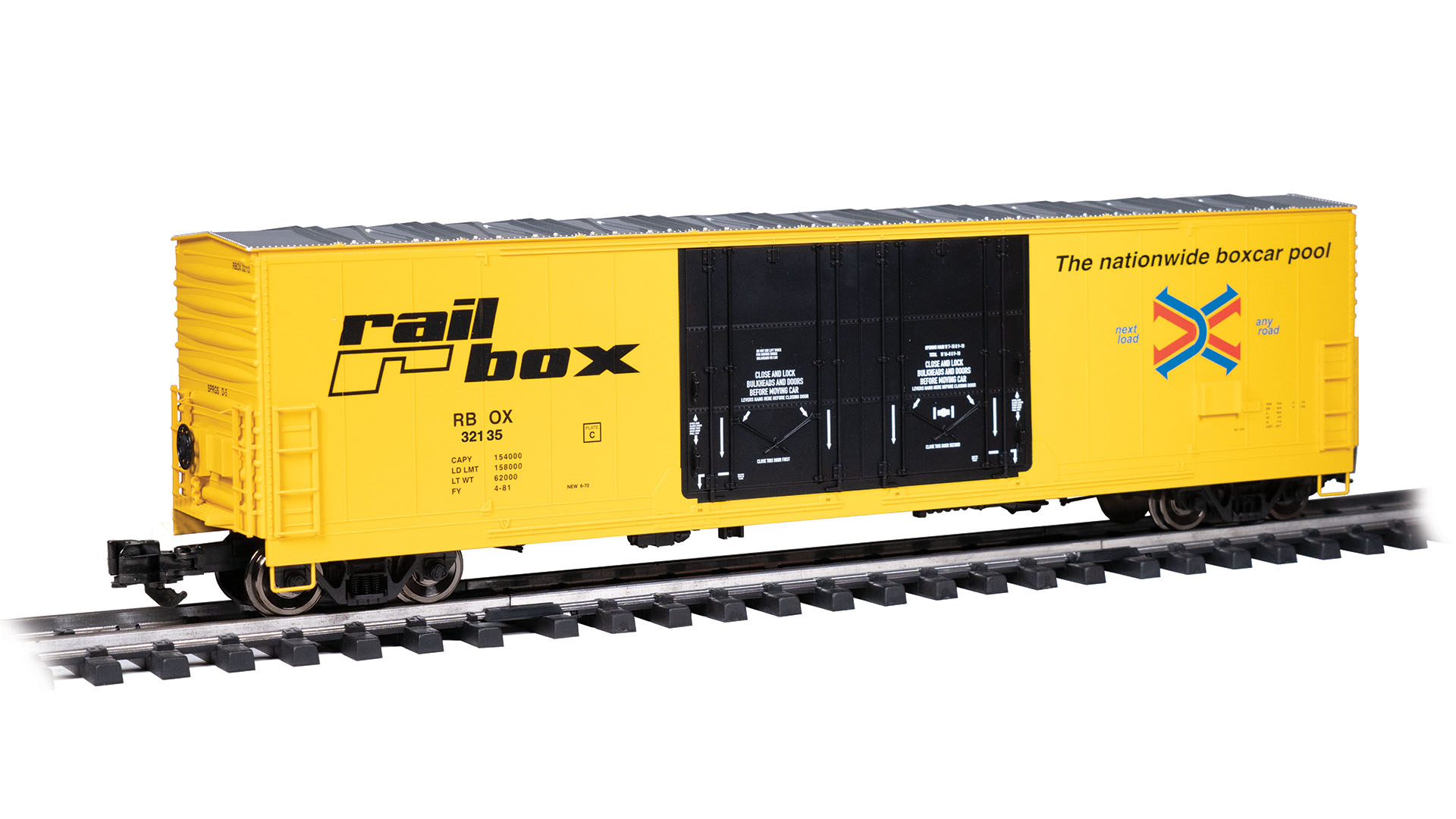 93573 53' Evans Box Car - Railbox #32135
