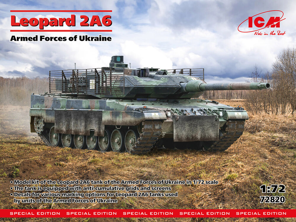 72820 Leopard 2A6 of the Armed Forces of Ukrai