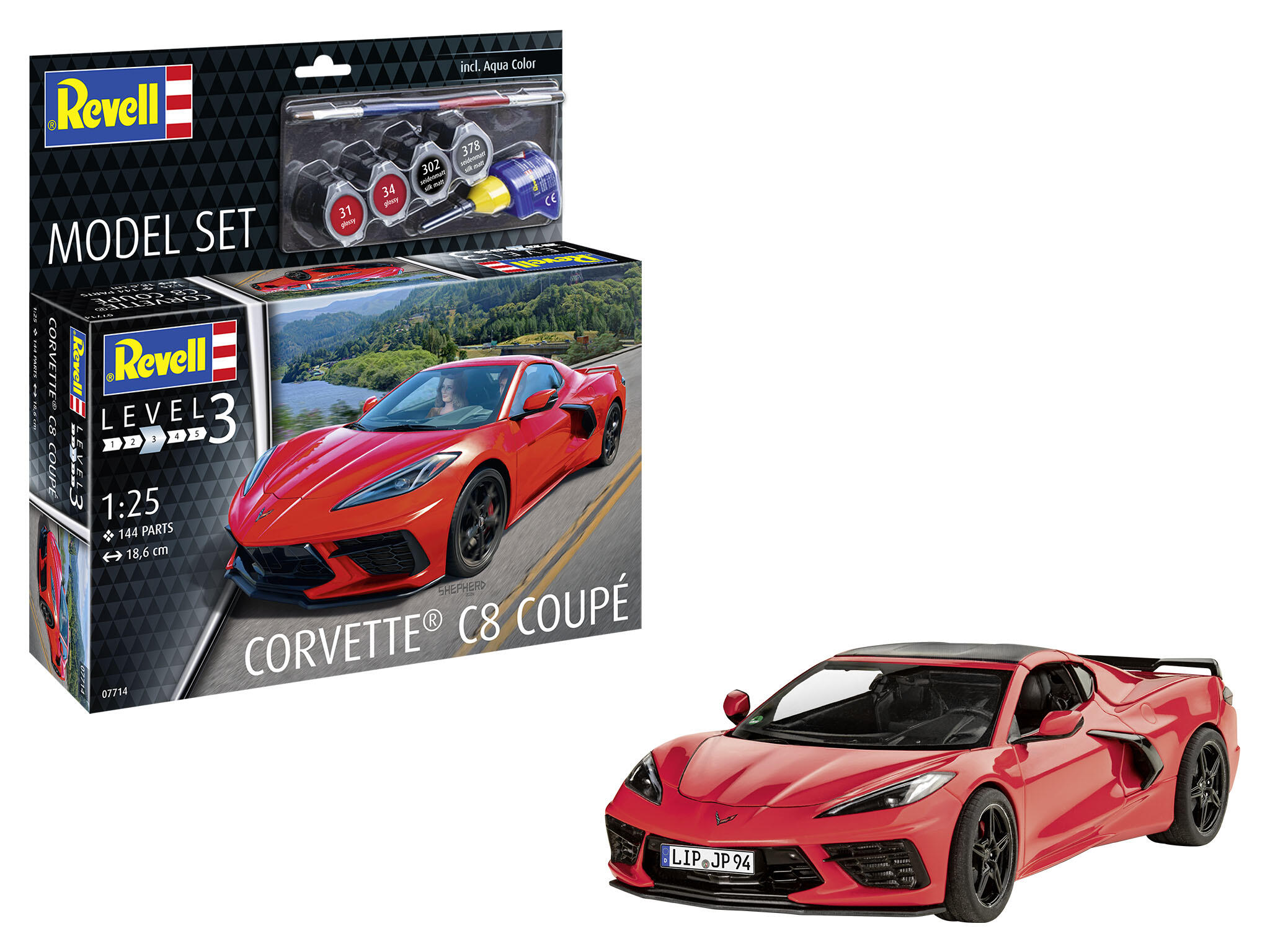 67714 ModelSet: Chevrolet Corvette C8 Coupe