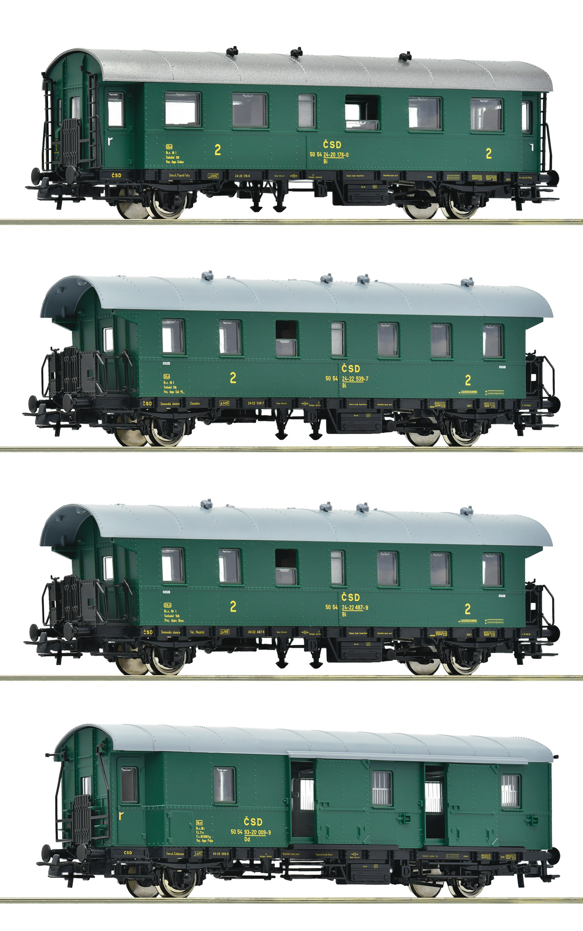 6200088 CSD Personenwagen Set 4tlg. Ep.4