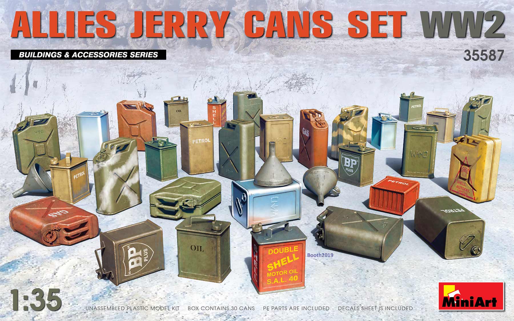 35587 Allies Jerry Cans Set / Kanister-Set