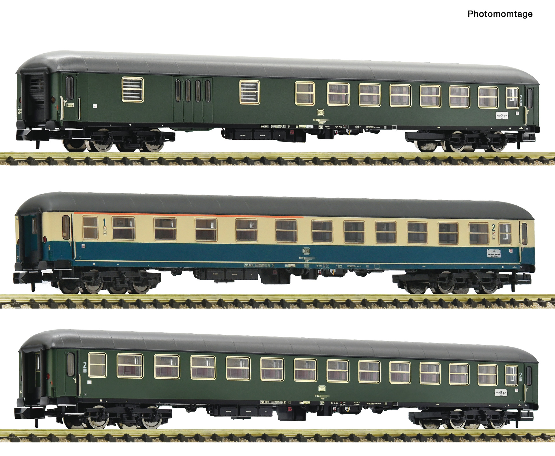 6260132 DB Personenwagen-Set 3-tlg. E 2873 Ep.4