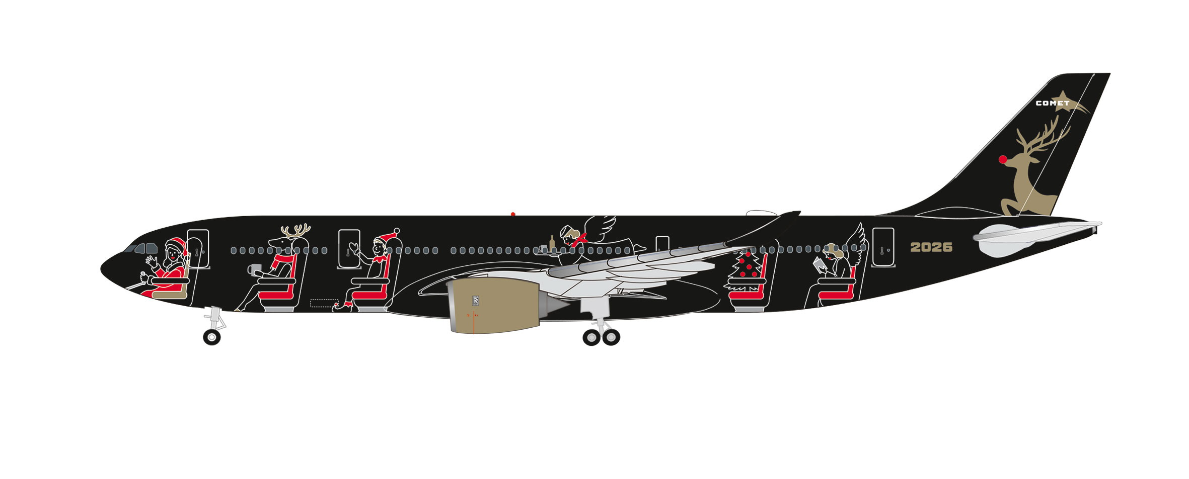 539692 Airbus A330-800neo Christmas 2026