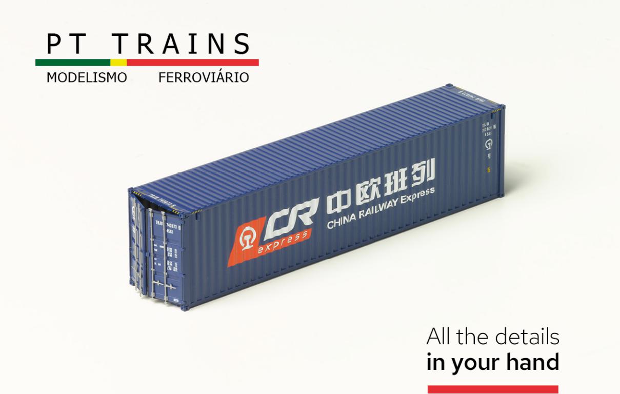PT840405.3 Container 40´HC China Railways TBJU74387