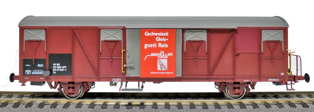 Exact-train 20448 SBB gedeckter Güterwagen VS Ep.5