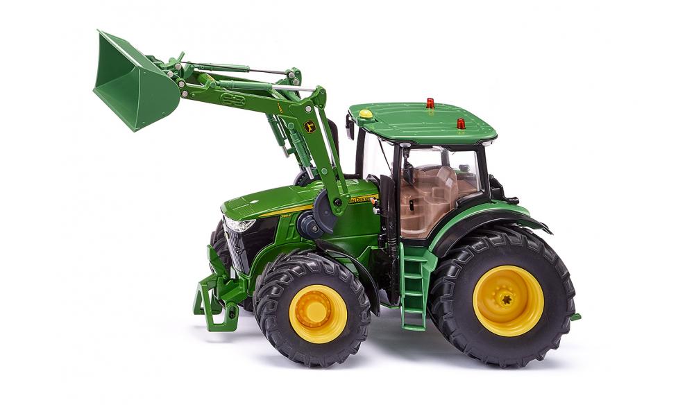 6792 John Deere 7310R mit Frontlader