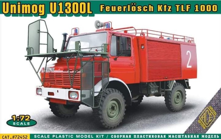 72452 Unimog U 1300L Feuerlösch Kfz TLF 1000