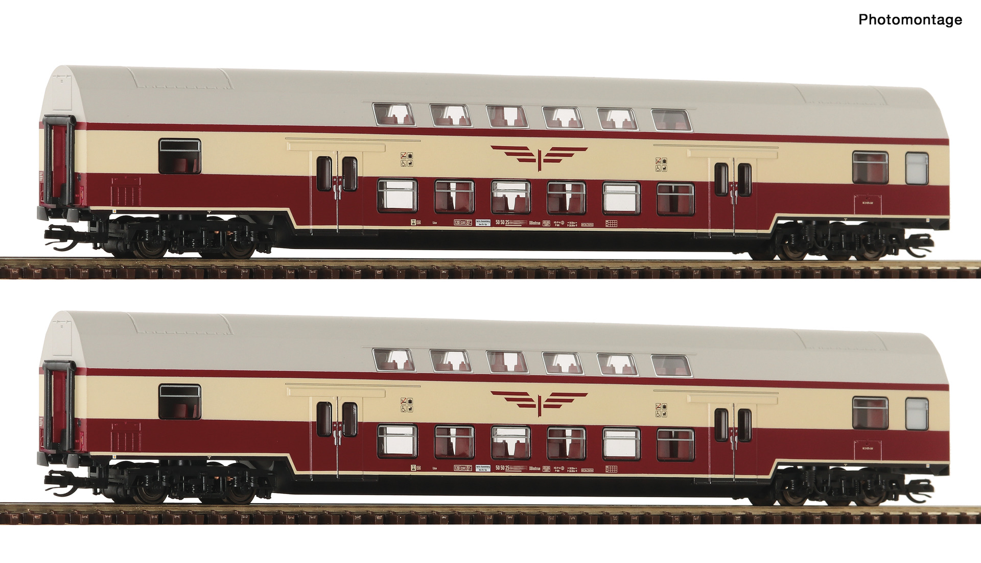 6280046 DR Doppelstockwagen-Set 2-tlg Ep.4