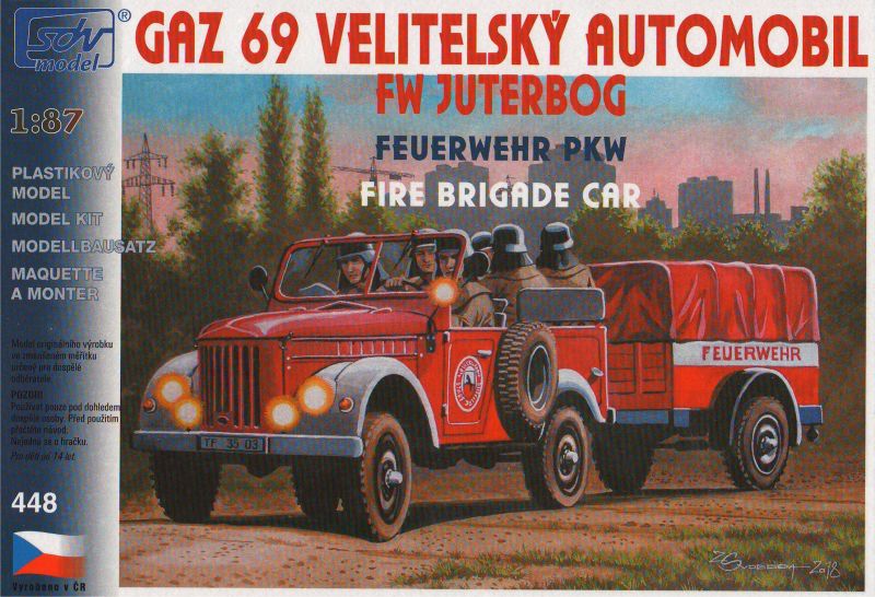 448 Gaz 69 mit Anhänger Juterbog Feuerwehr