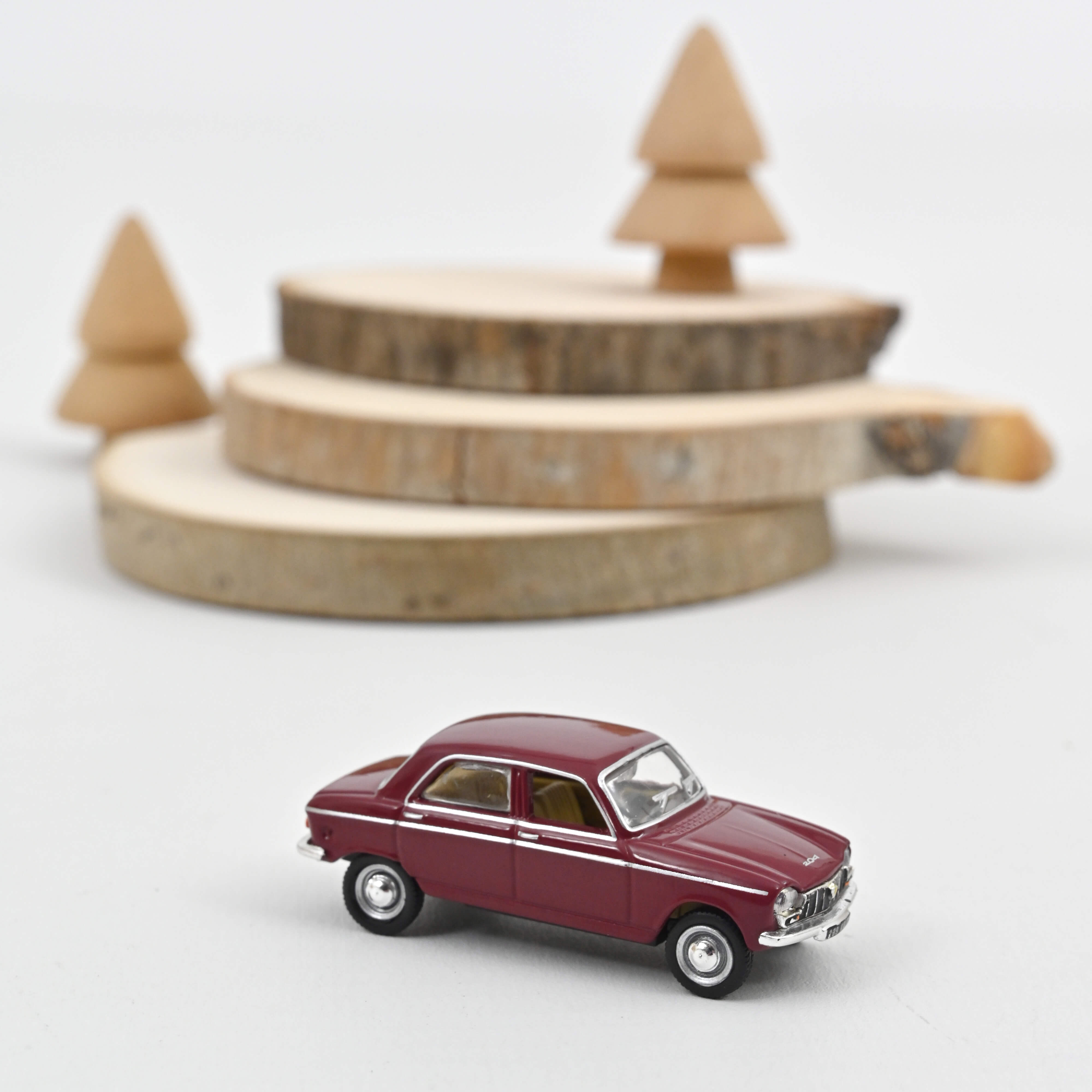 472417 Peugeot 204 algue brune (1966)