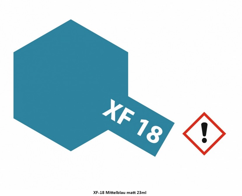 81318 XF18 - Mittel-Blau matt 23ml