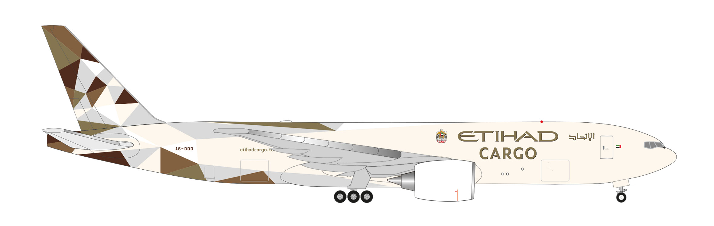 538282 Boeing B 777F Etihad Airways