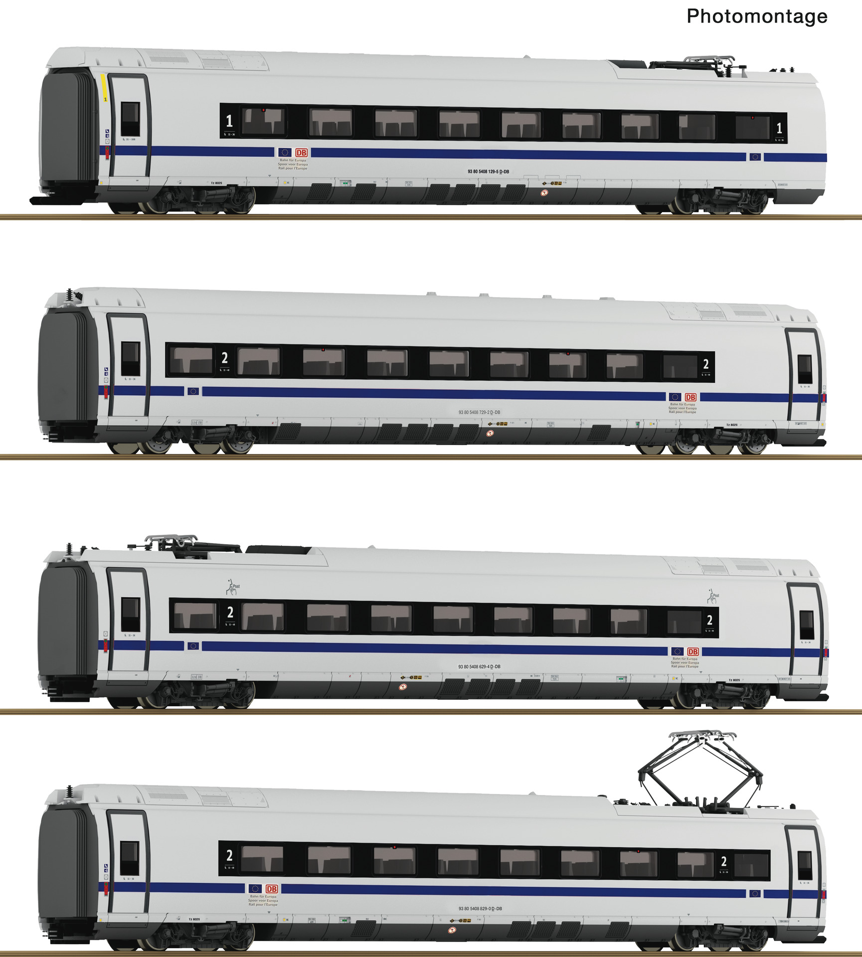 Roco 7710028 DB AG Ergänzung ICE3neo 4-tlg. Ep.6