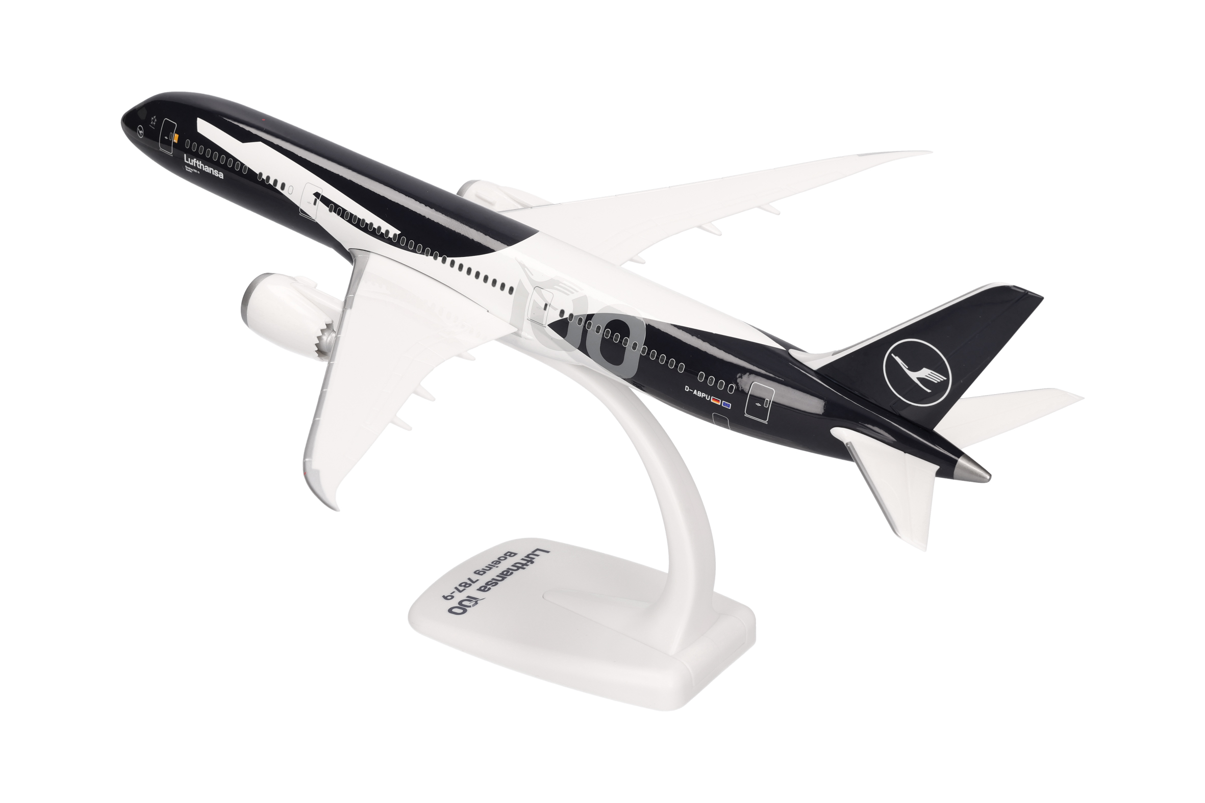 Herpa 614849 SnapFit: Boeing 787-9 LH 100th Anniv.