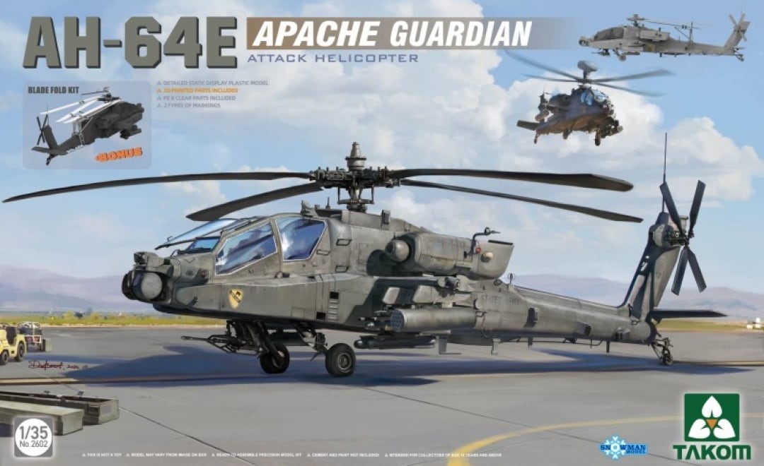 2602 AH-64E Apache Guardian Attack Helicopter