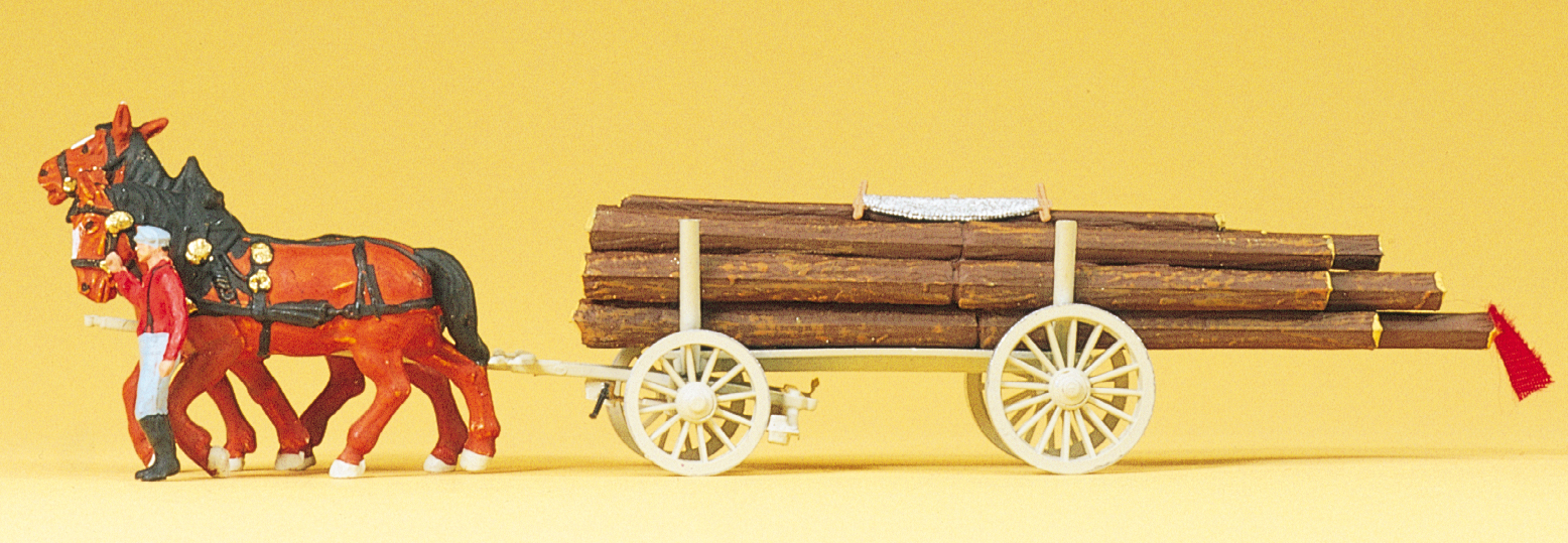 Preiser 30465 Langholzwagen. Fertigmodell