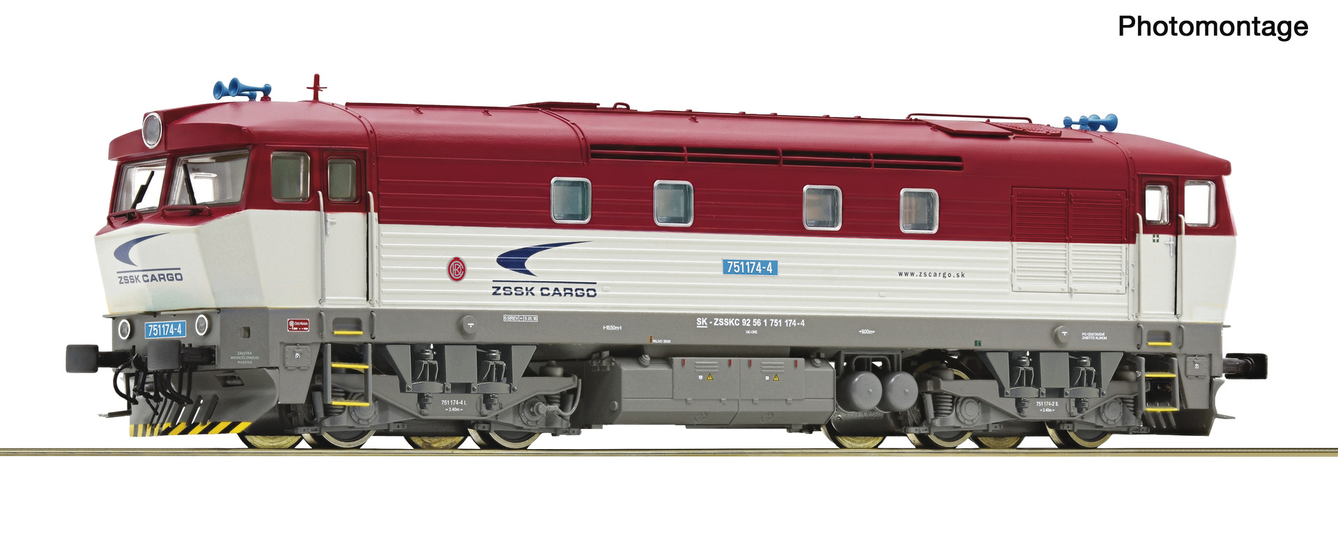 7300150 ZSSK Cargo Diesellok 751 174-4 Ep.6