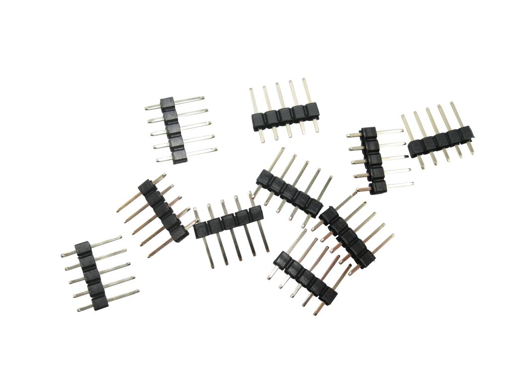 51263 10 Stück Micro Stecker 5 polig Stiftlei