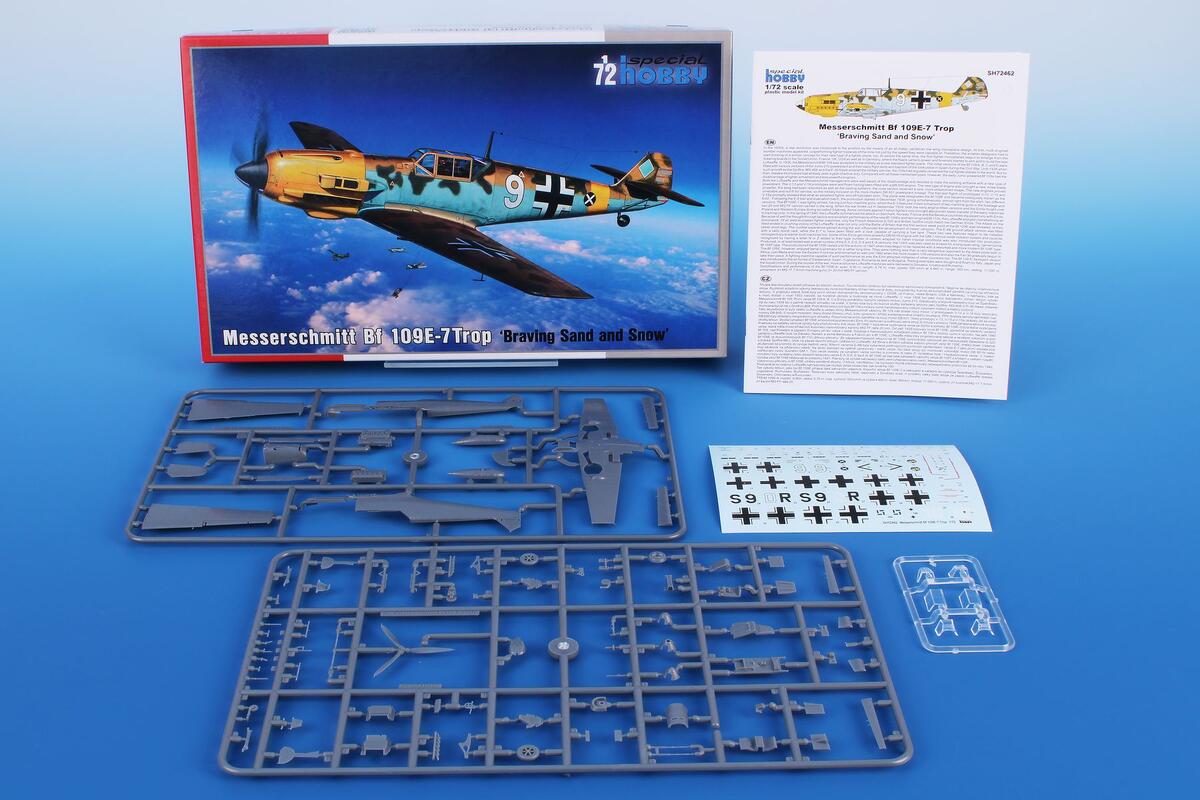Special Hobby SH72462 Me Bf 109E-7Trop 'Braving Sand and Snow'