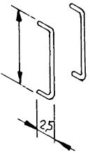 Weinert 9521 Griffstange, 20,6 mm lang