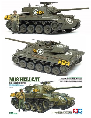 Tamiya 35376 U.S. Tank Destroyer M18 Hellcat
