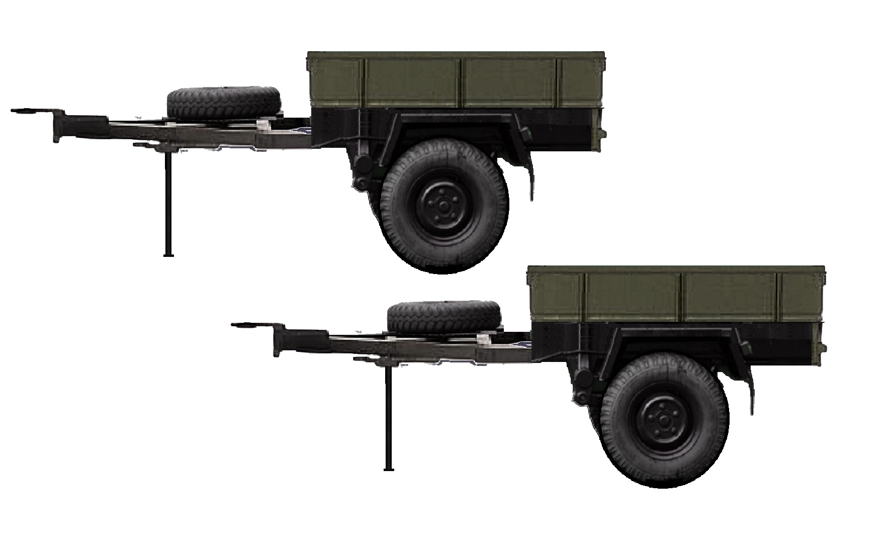 NA88320 Anhänger HL10 Hochpritsche Militär
