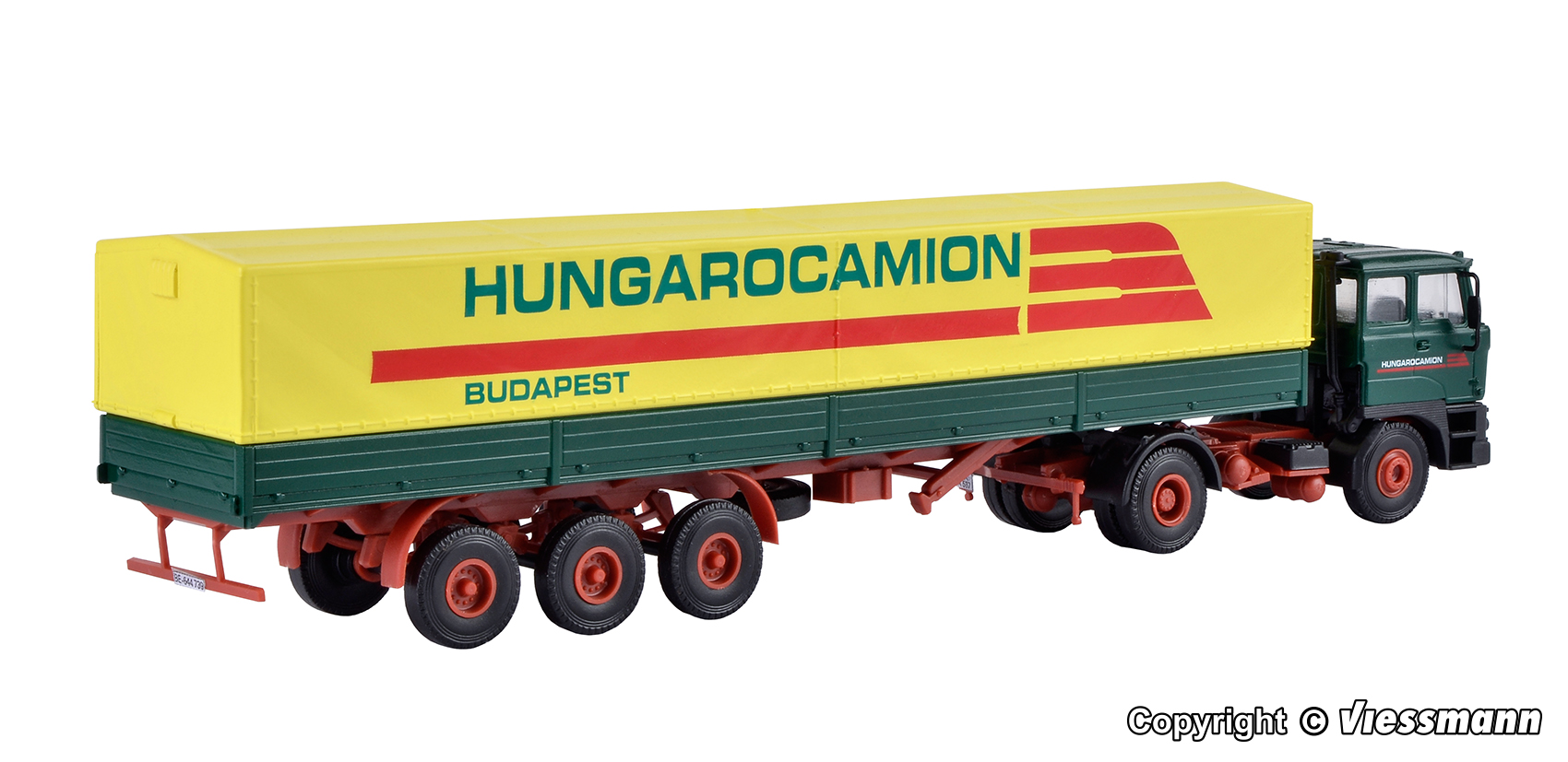 Kibri 14699 RABA Zugmaschine mit Planenauflieger