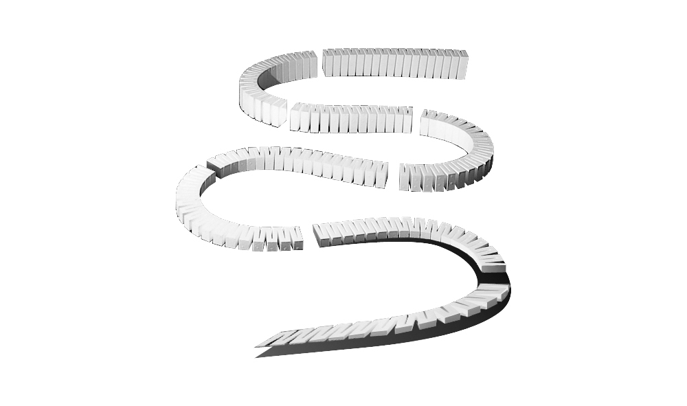 WST1410 2% Auffahrtrampe flexibel, 8 St.