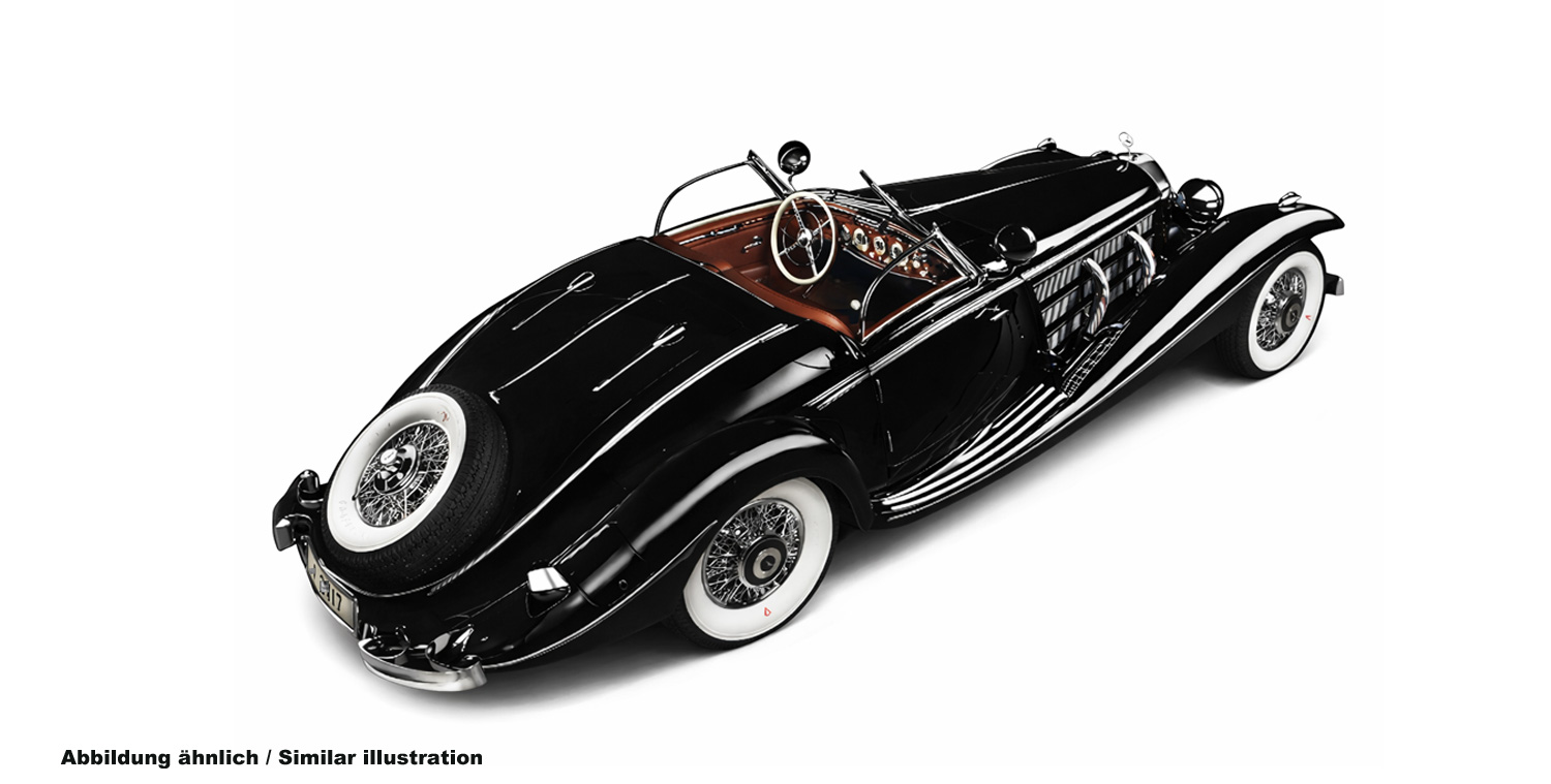 M-313 MB 500K Spezial Roadster schwarz I.A.rot