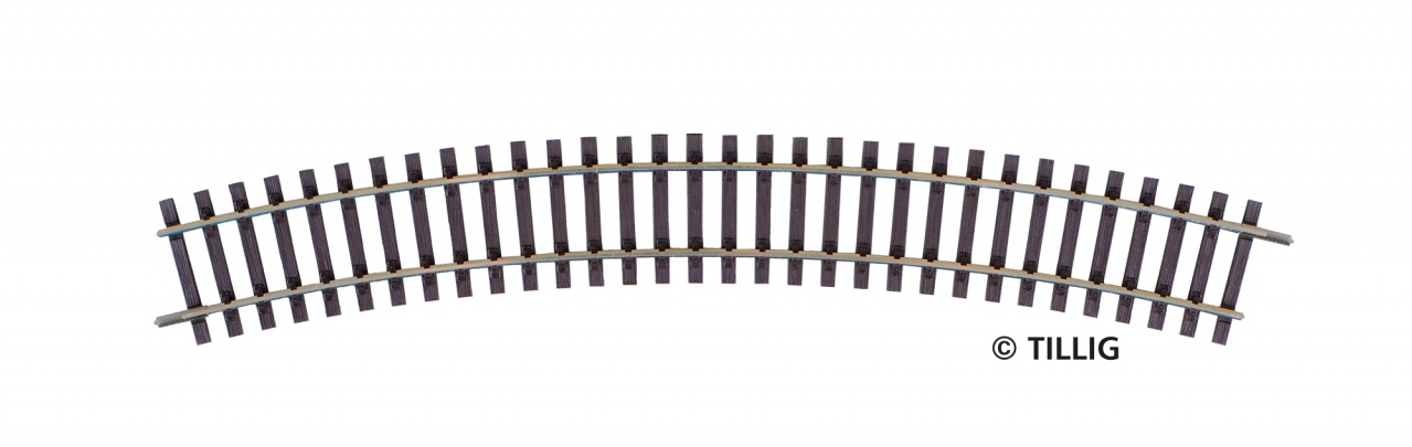82122 Gleis gebogen R545 22,5°