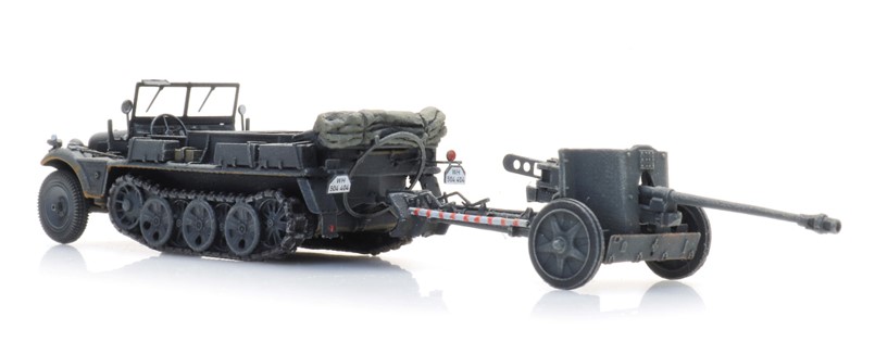 Artitec 6870488 Sd.Kfz.10 & PAK 38 grau Wehrwacht