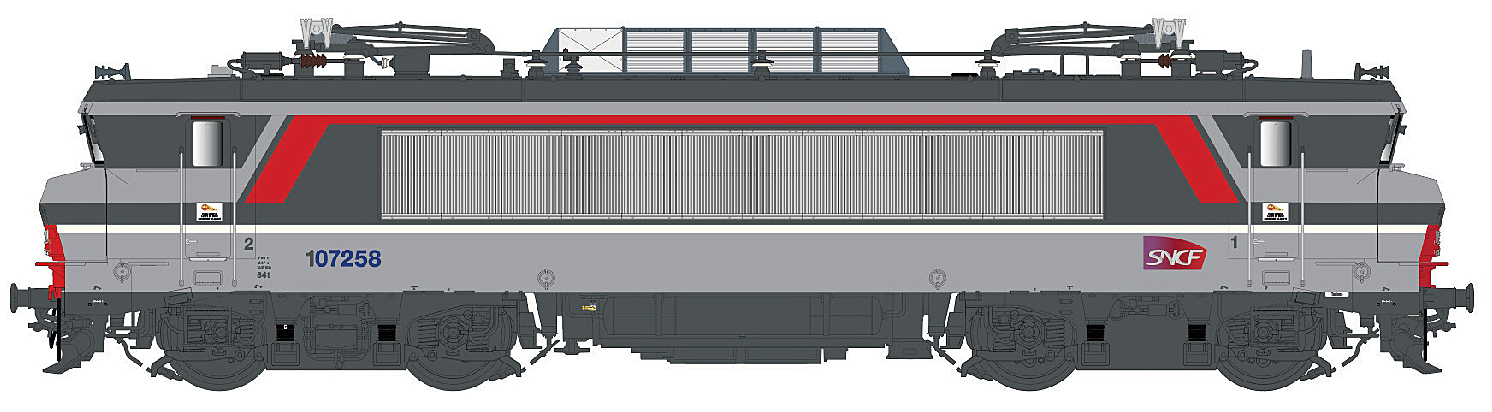 11708 SNCF E-Lok BB 107258 Corail Ep.6 AC