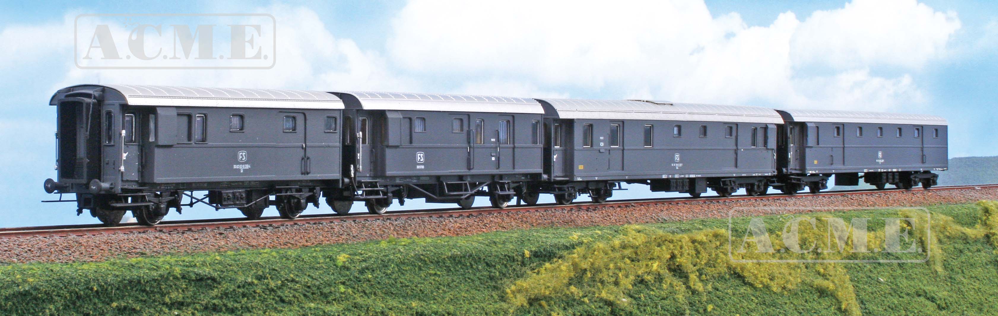 55363 FS Post-Gepäckwagen-Set 4-tlg. Ep.4