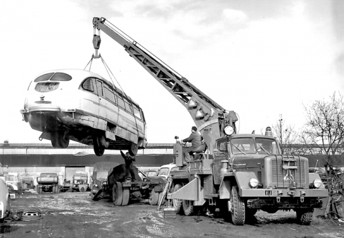 Podszun 829 Magirus Kranwagen