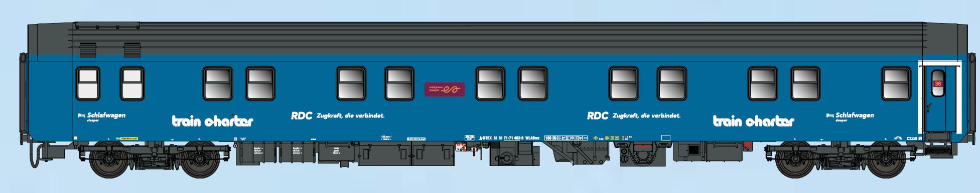 ACME 55390 Train Charter Schlafwagen-Set 3-tlg Ep.6