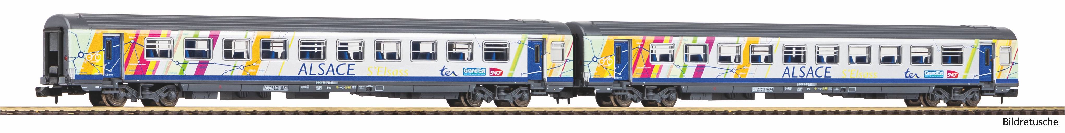 94510 SNCF ALSACE Corailwagen-Set 2-tlg. Ep.6
