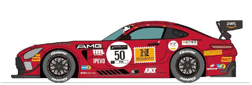 Carrera 32038 DIG132 MB AMG GT3 #50