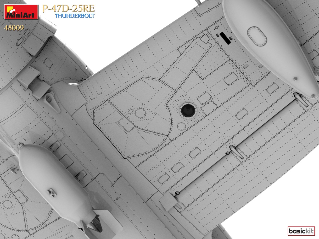 MiniArt 48009 P-47D-25RE Thunderbolt - Basis Kit