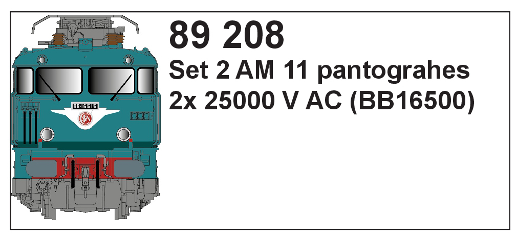 89208 Pantograph für Serie BB16500