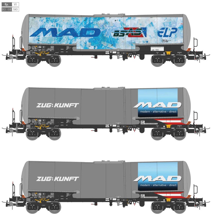 S783905 BSAS MAD Kesselwagen-Set 3-tlg. Ep.6